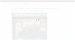 Desktop Screenshot of birminghambikefoundry.org